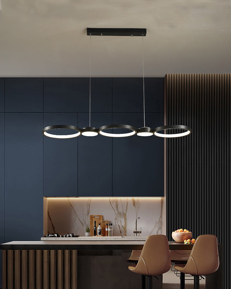 WOW Multi Circle Linear Pendant Light-wow2765