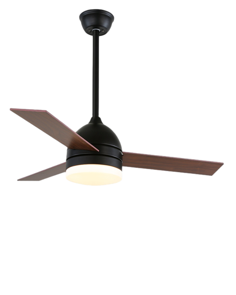 WOW 3 Wood Blade Ceiling Fan Lamp-wow5001