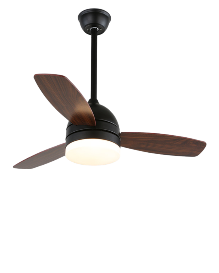 WOW 3 Wood Blade Ceiling Fan Lamp-wow5001