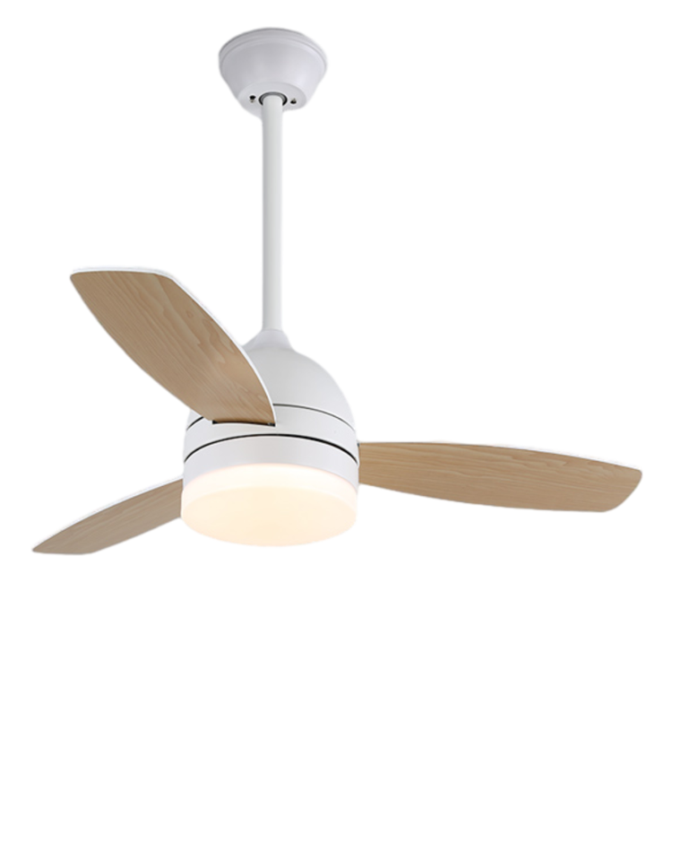 WOW 3 Wood Blade Ceiling Fan Lamp-wow5001