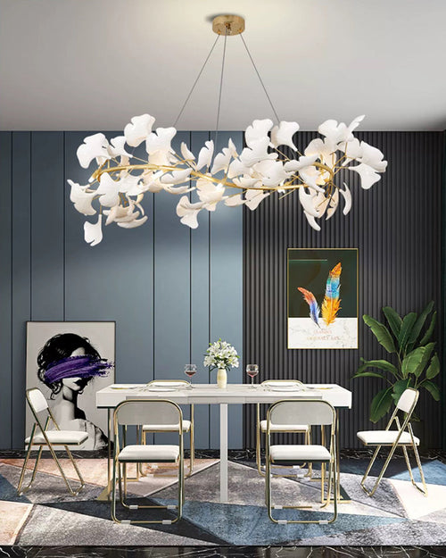 WOW S-shaped Gingko Chandelier-wow2417