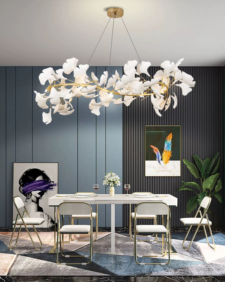 WOW S-shaped Gingko Chandelier-wow2417