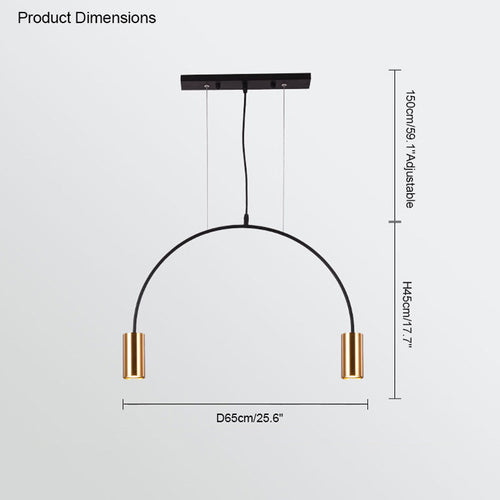 WOW Arc Rainbow Pendant Chandelier-WOW2063