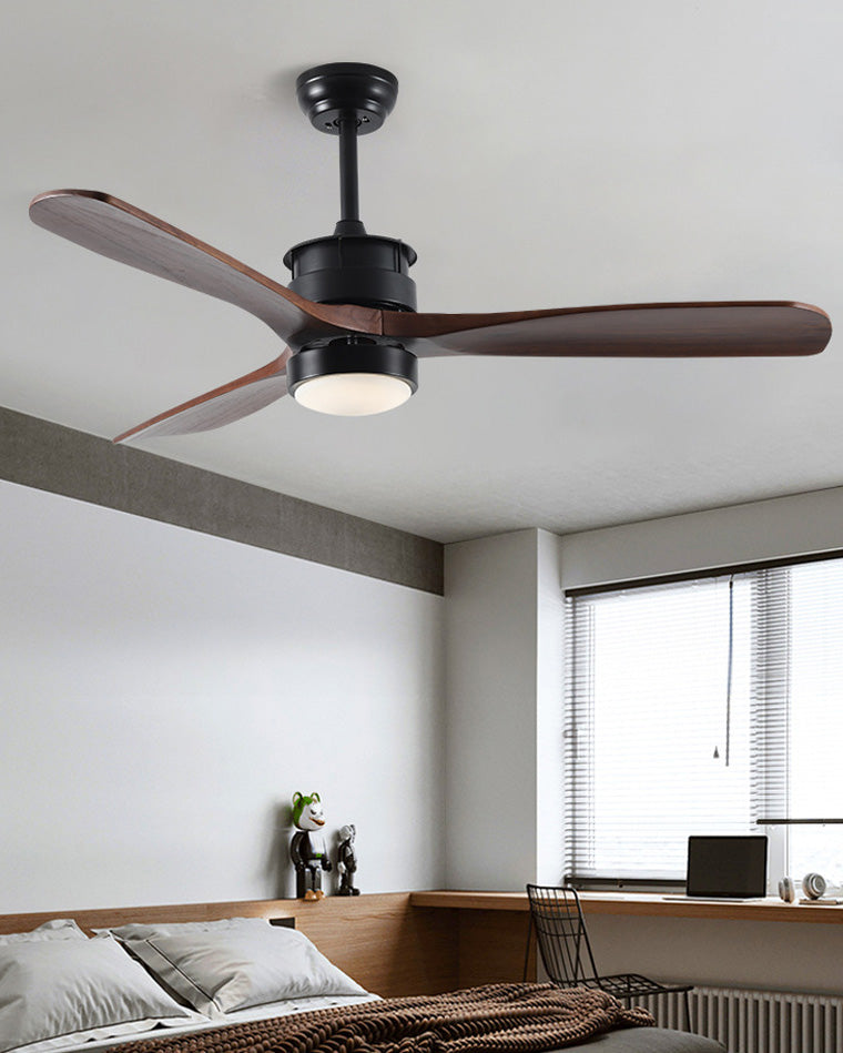 WOW 3 Blade Black Ceiling Fan Lamp-wow5075