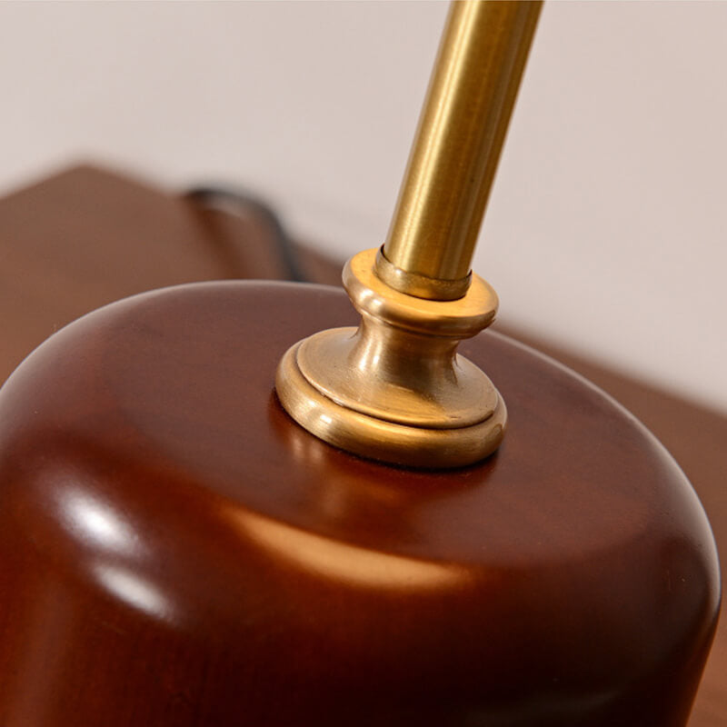 Retro Solid Wood Table Lamp