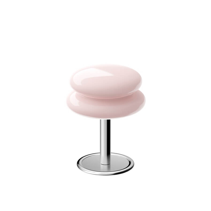 LED Cream Glass Table Lamp