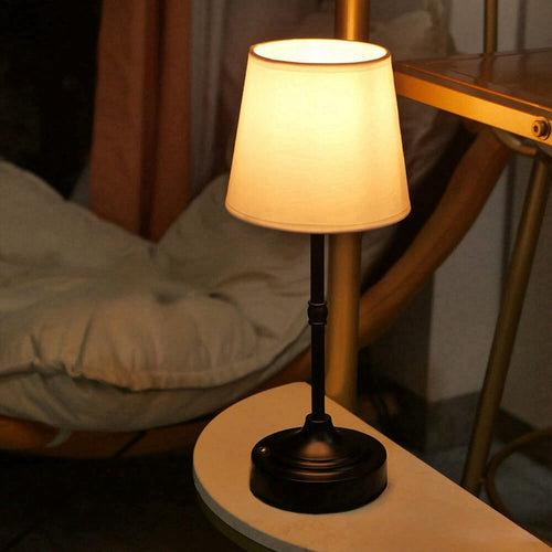 Retro Wireless Fabric Table Lamp