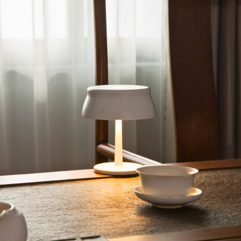 Mini Metal Mushroom Table Lamp