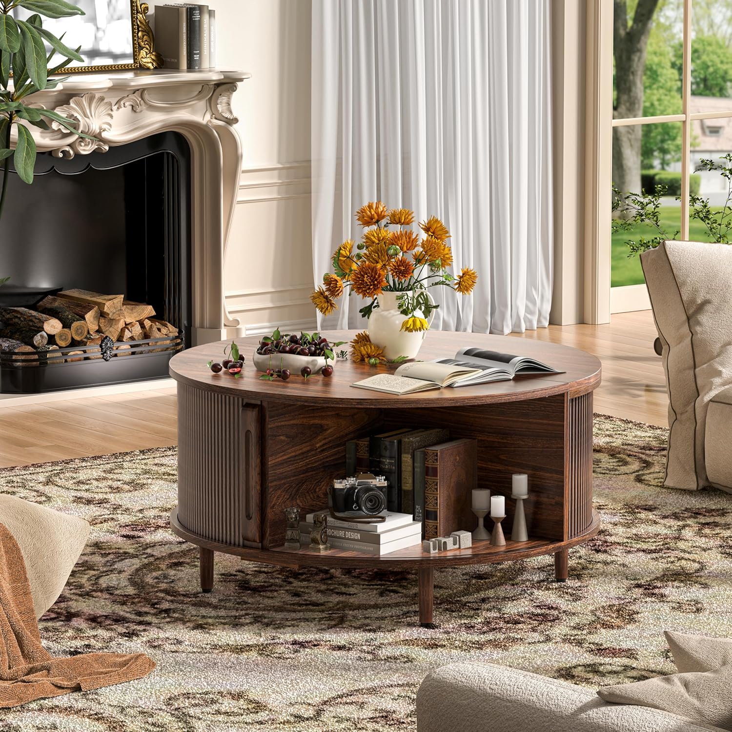 Round Coffee Table, 31.5