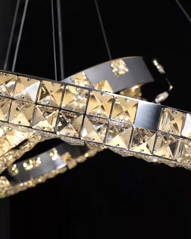 WOW Tiered Circular Crystal Chandelier-wow2544