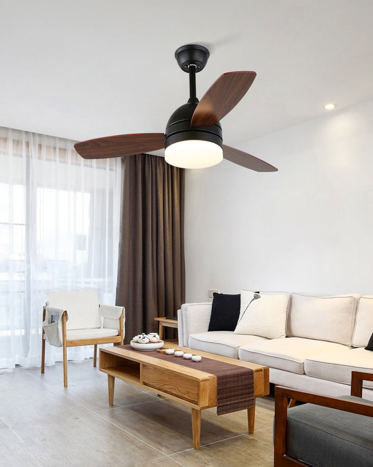 WOW 3 Wood Blade Ceiling Fan Lamp-wow5001