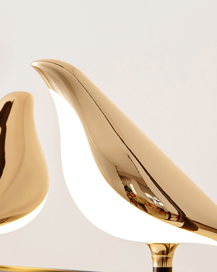 WOW Gold Bird Linear Chandelier-wow2512b