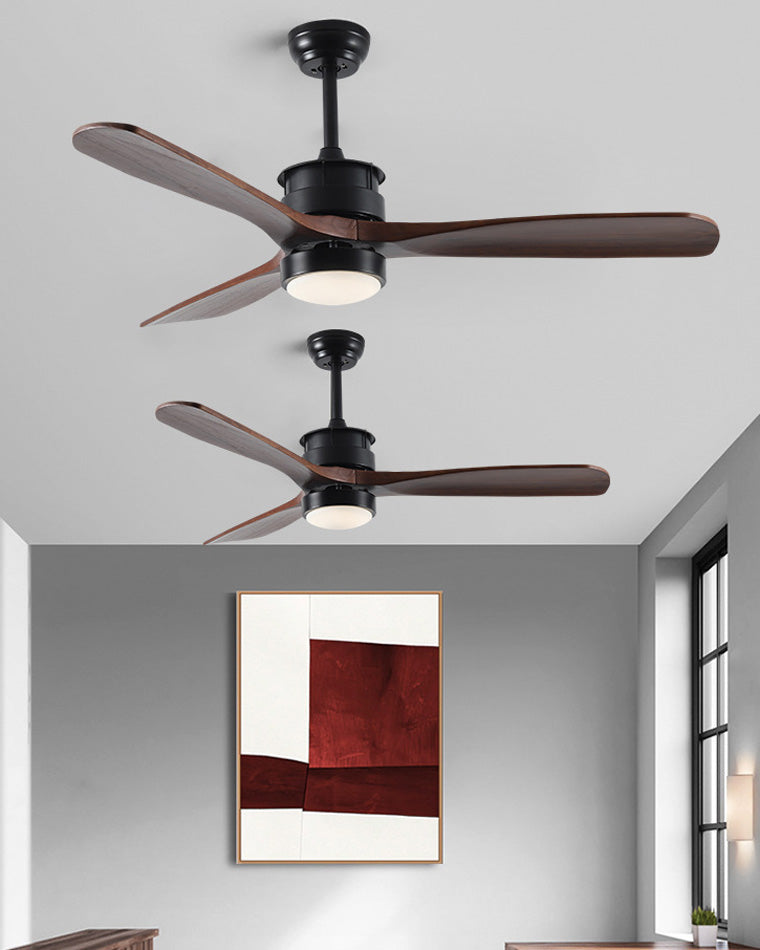 WOW 3 Blade Black Ceiling Fan Lamp-wow5075
