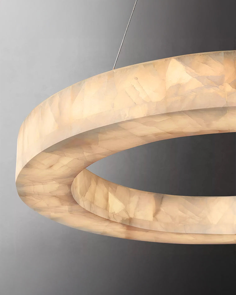 WOW Alabaster Circular Chandelier-wow2803