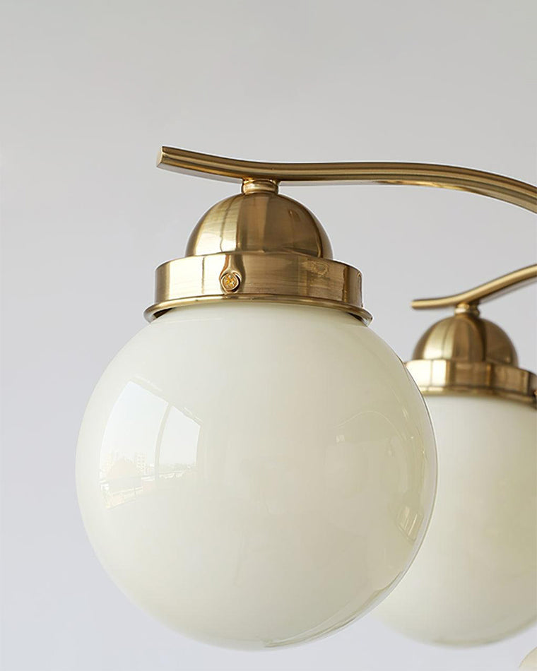 WOW Coloured Glass Globe Arm Chandelier-wow2785