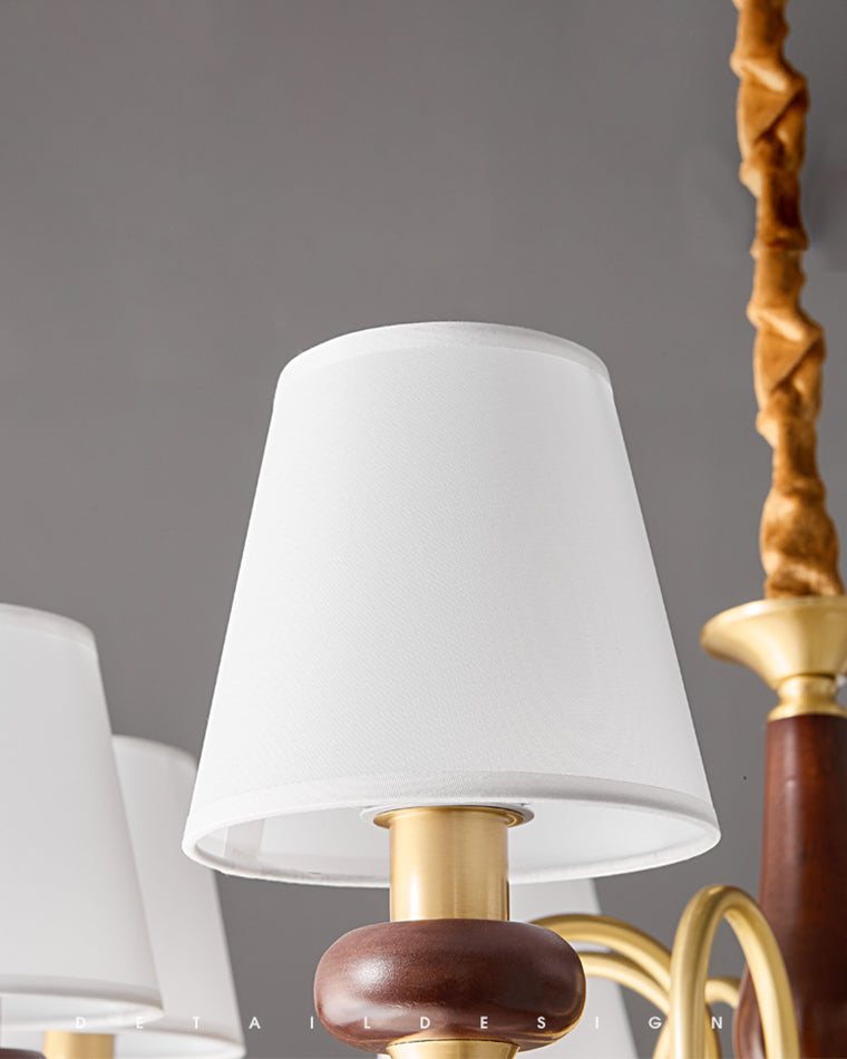 WOW Fabric Shaded Chandelier-wow2954