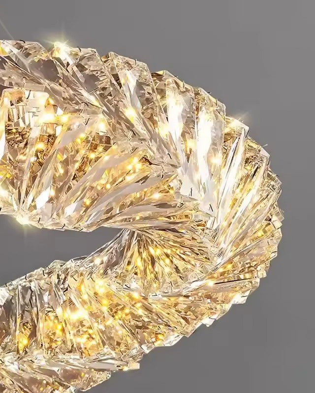 WOW Crystal Ring Led Chandelier-wow2581
