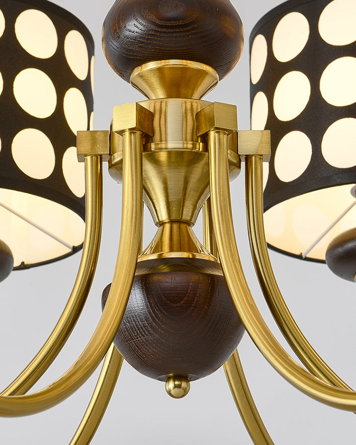 WOW Polka Shaded Chandelier-wow2913
