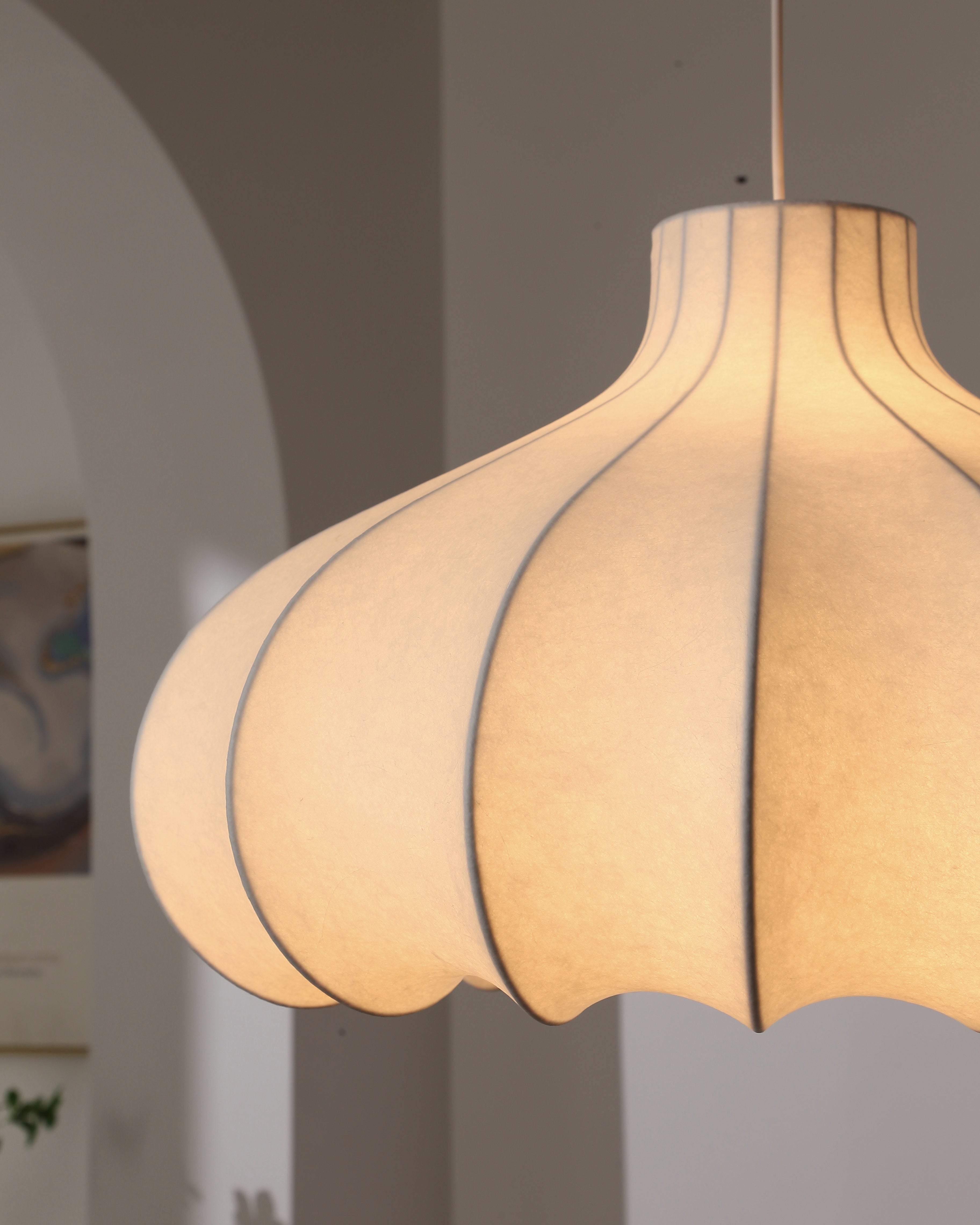 WOW Pumpkin Silk Pendant Light-wow2568