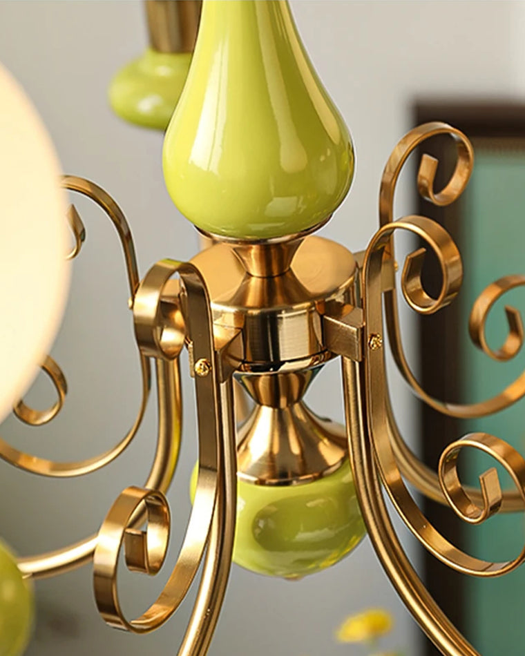 WOW Glass Globe French Chandelier-wow2958
