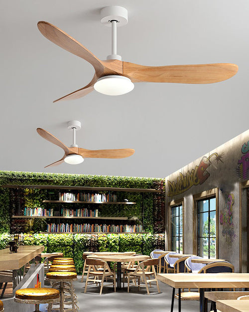 WOW 52in Propeller Wood Ceiling Fan Lamp-wow5008