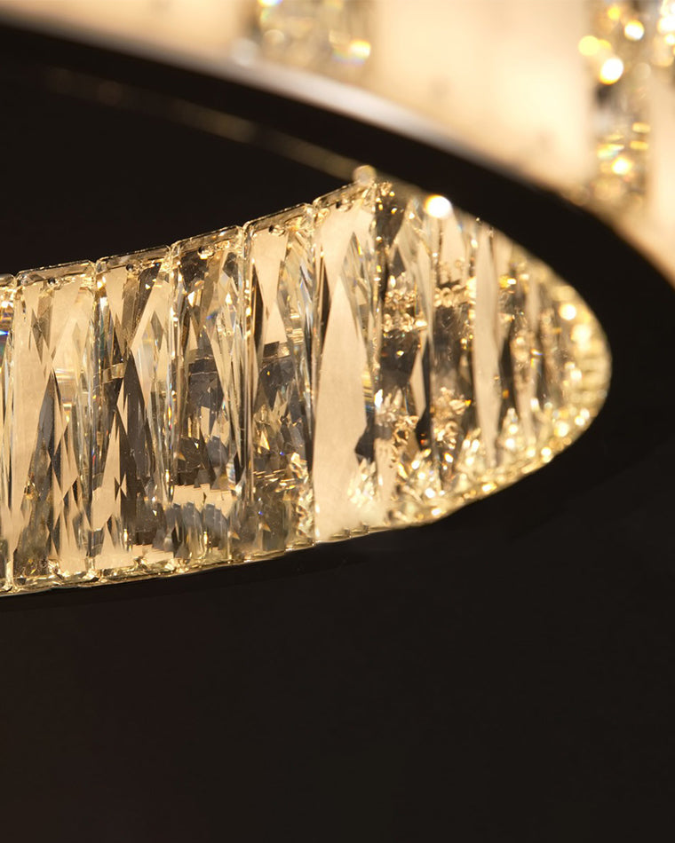 WOW Round Crystal Alabaster Chandelier-wow2738