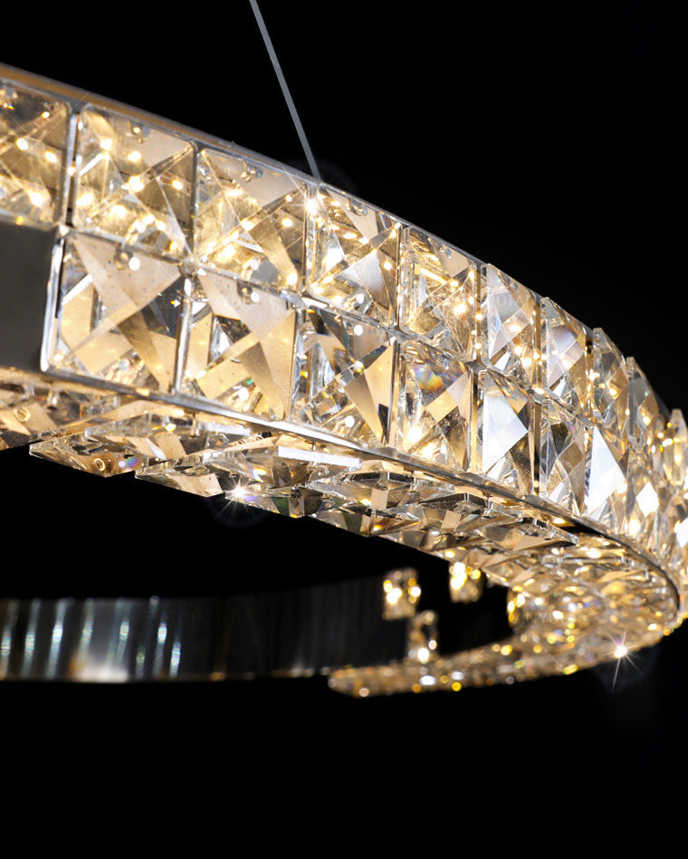 WOW Tiered Circular Crystal Chandelier-wow2544