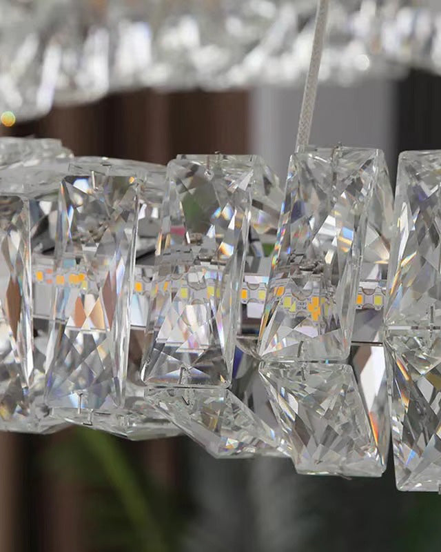 WOW Crystal Ring Led Chandelier-wow2581