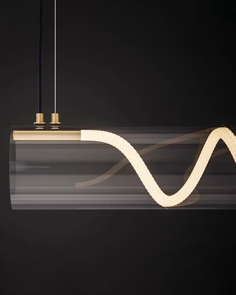 WOW Rope Led Horizontal Tube Pendant Light-wow2766