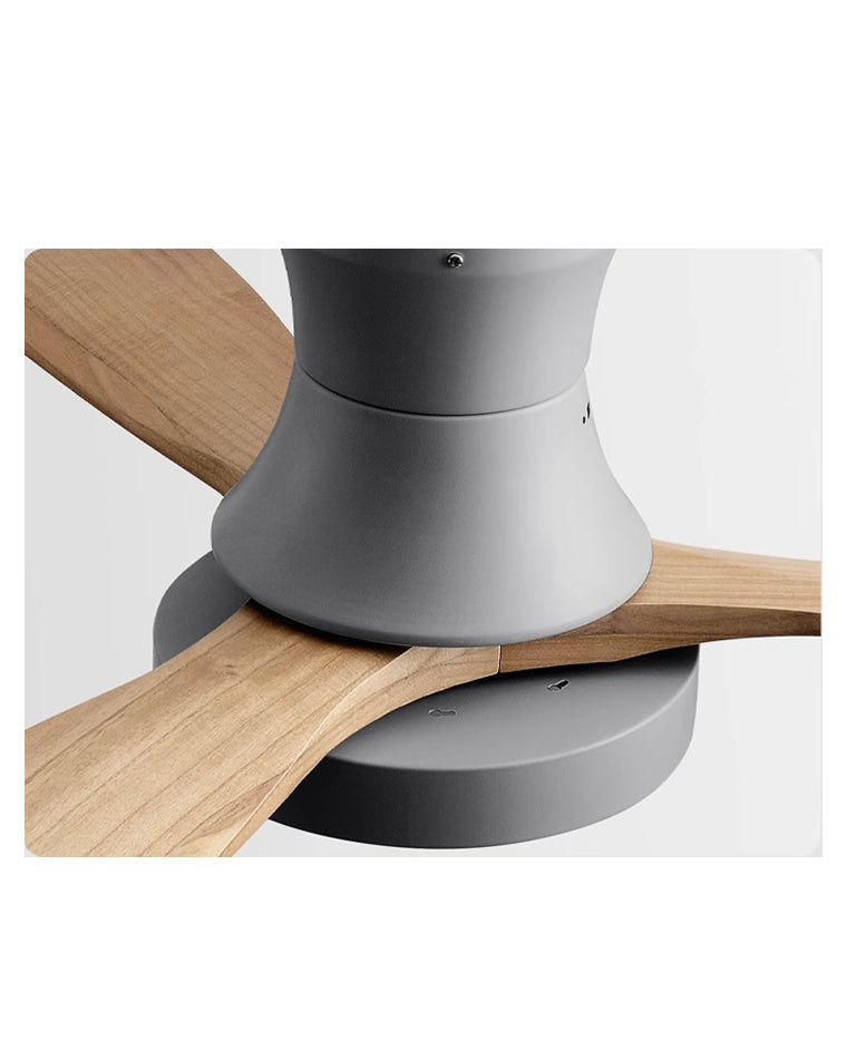 WOW 3 Wood Blade Hugger Ceiling Fan Lamp-wow5120