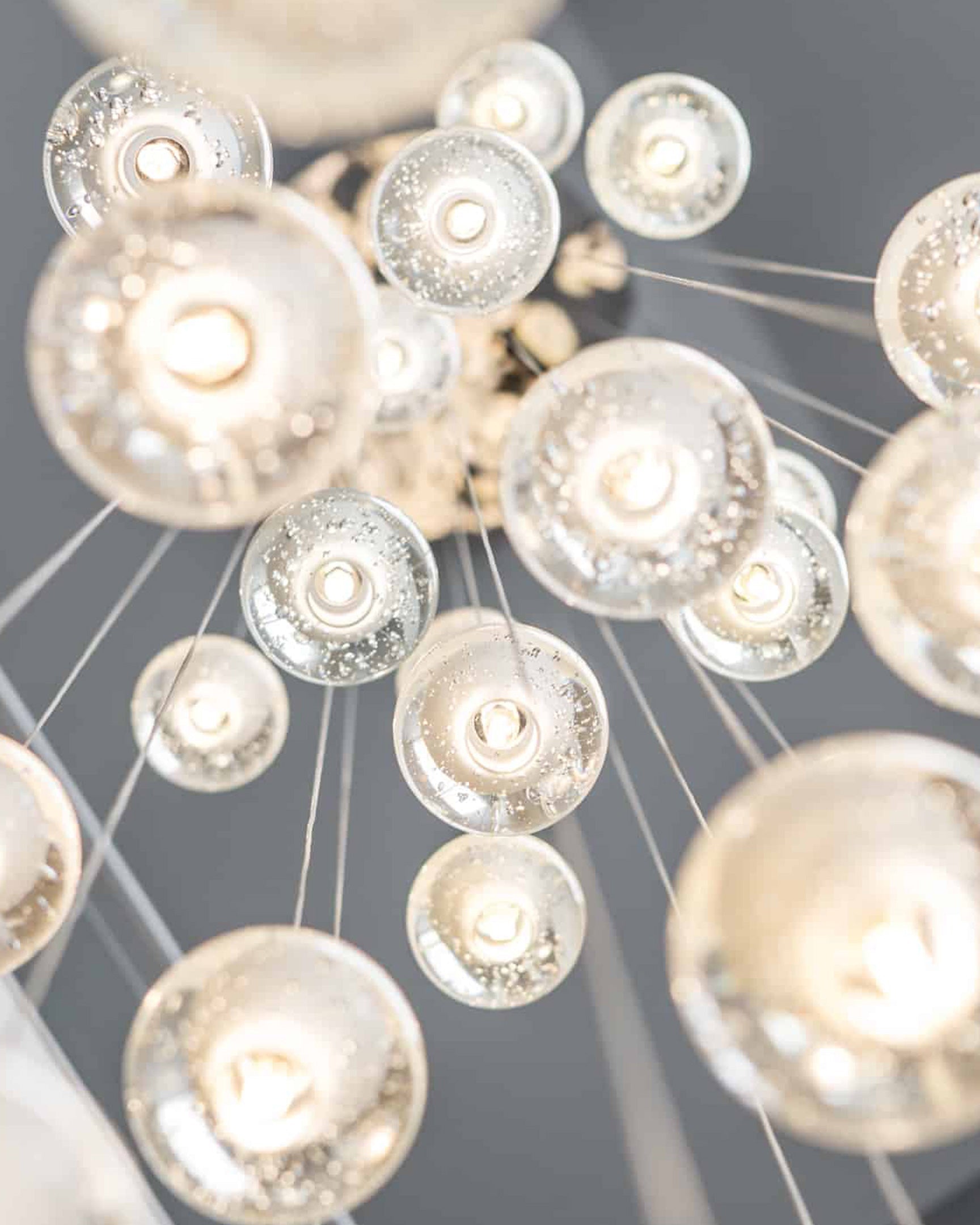 WOW Cascading Glass Ball Dining Room Chandelier-wow2648