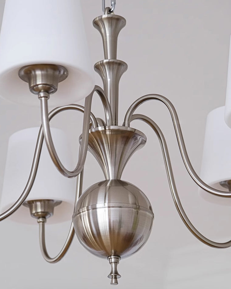 WOW Glass Shaded Arm Chandelier-wow2946