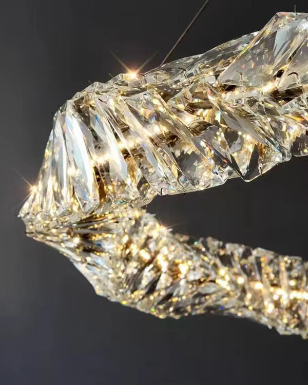 WOW Crystal Ring Led Chandelier-wow2581
