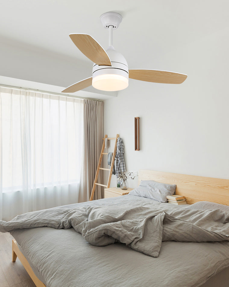 WOW 3 Wood Blade Ceiling Fan Lamp-wow5001