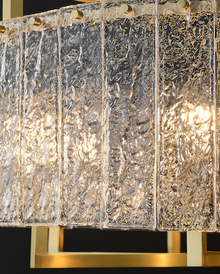 WOW Textured Glass Round Chandelier-wow2619
