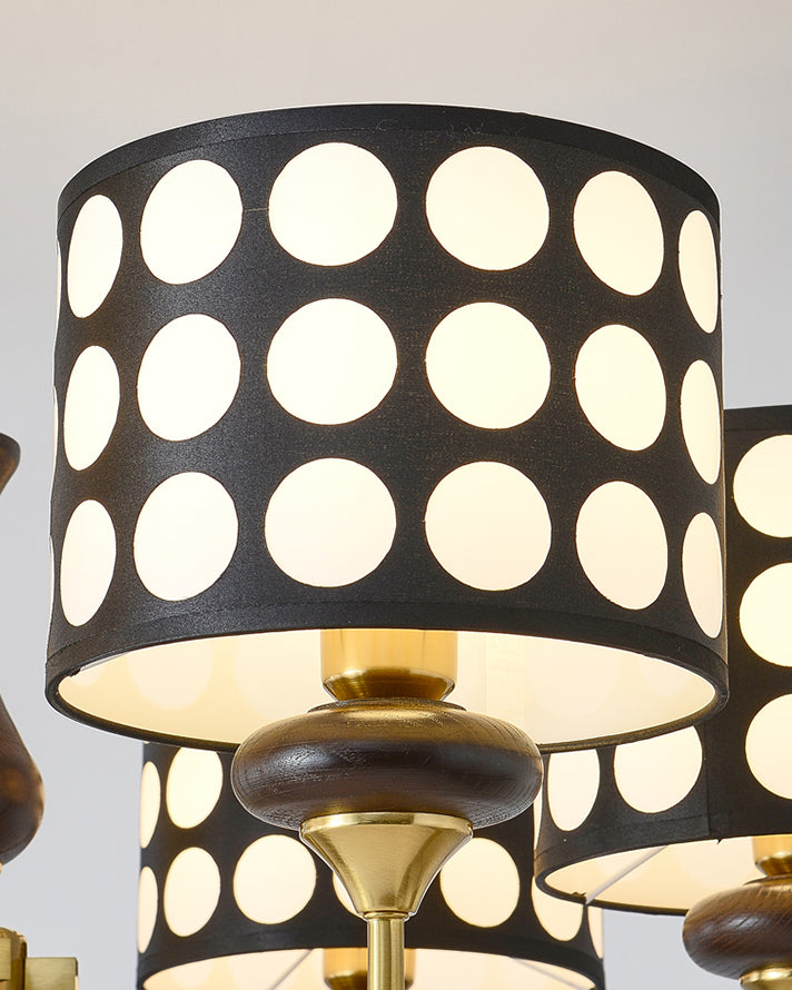 WOW Polka Shaded Chandelier-wow2913