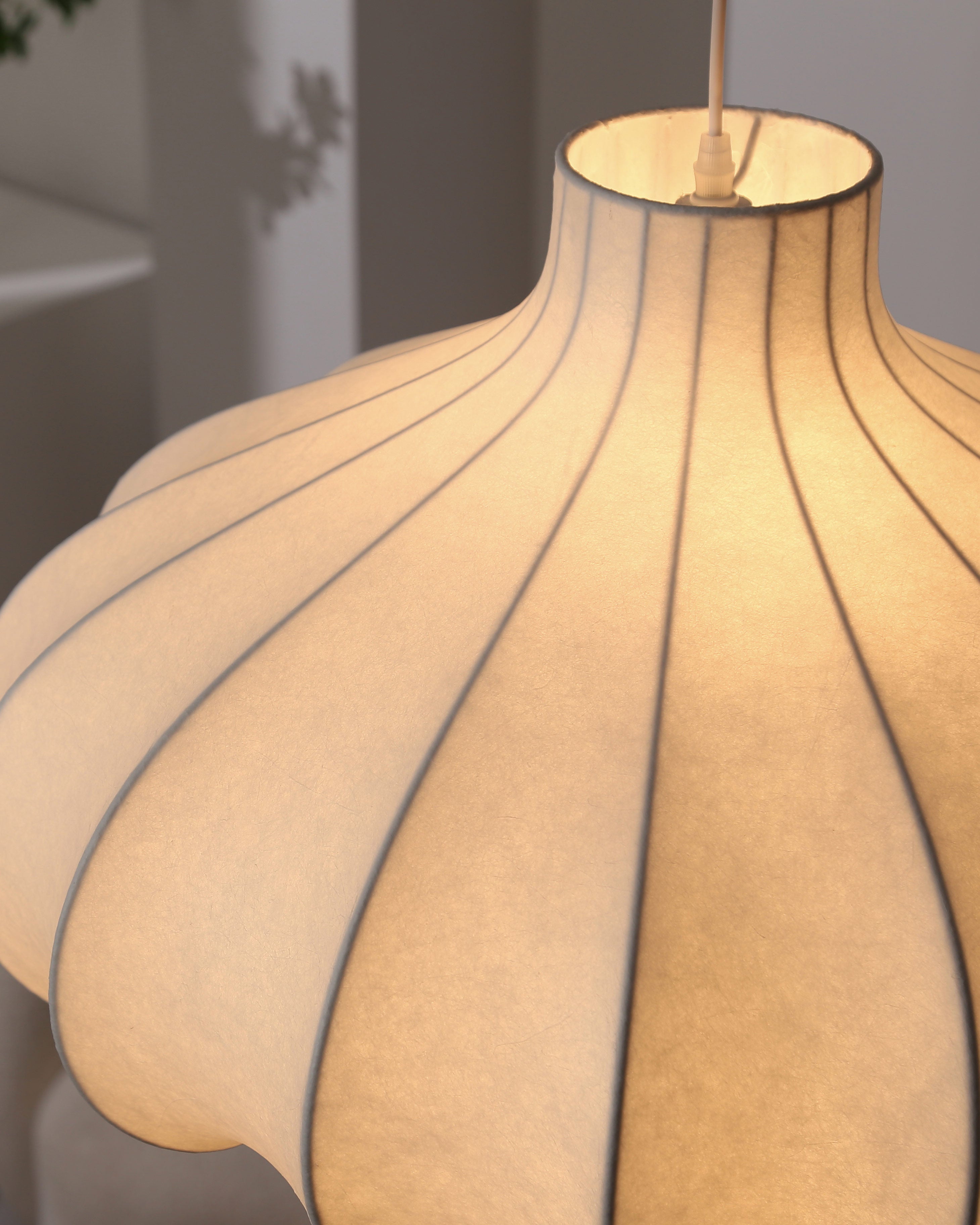 WOW Pumpkin Silk Pendant Light-wow2568