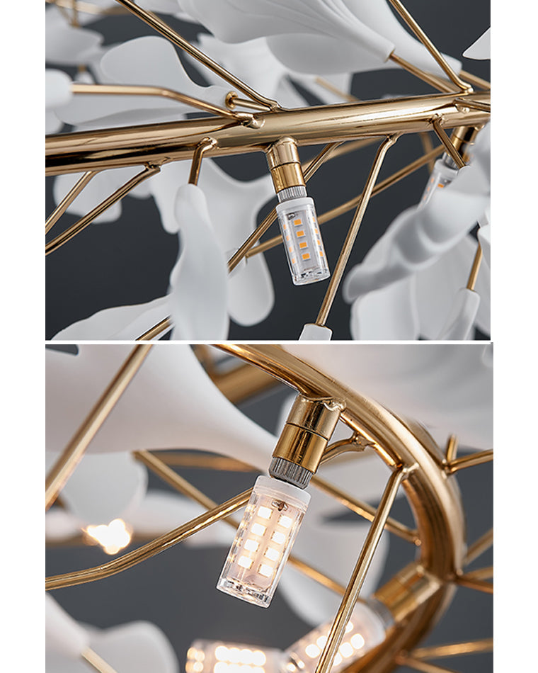 WOW Gingko Spiral Chandelier-wow2416