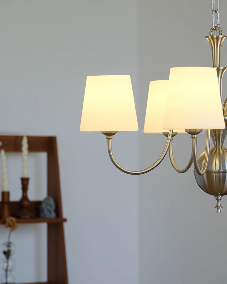 WOW Glass Shaded Arm Chandelier-wow2946