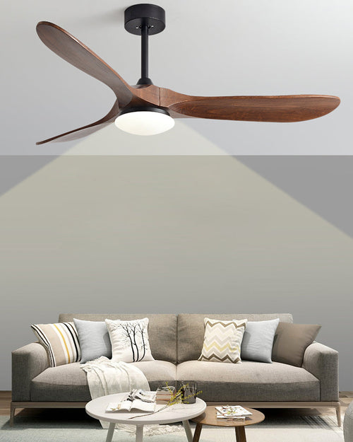 WOW 52in Propeller Wood Ceiling Fan Lamp-wow5008