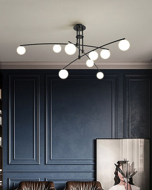 WOW Branching Frosted Glass Bubble Chandelier-wow2295a