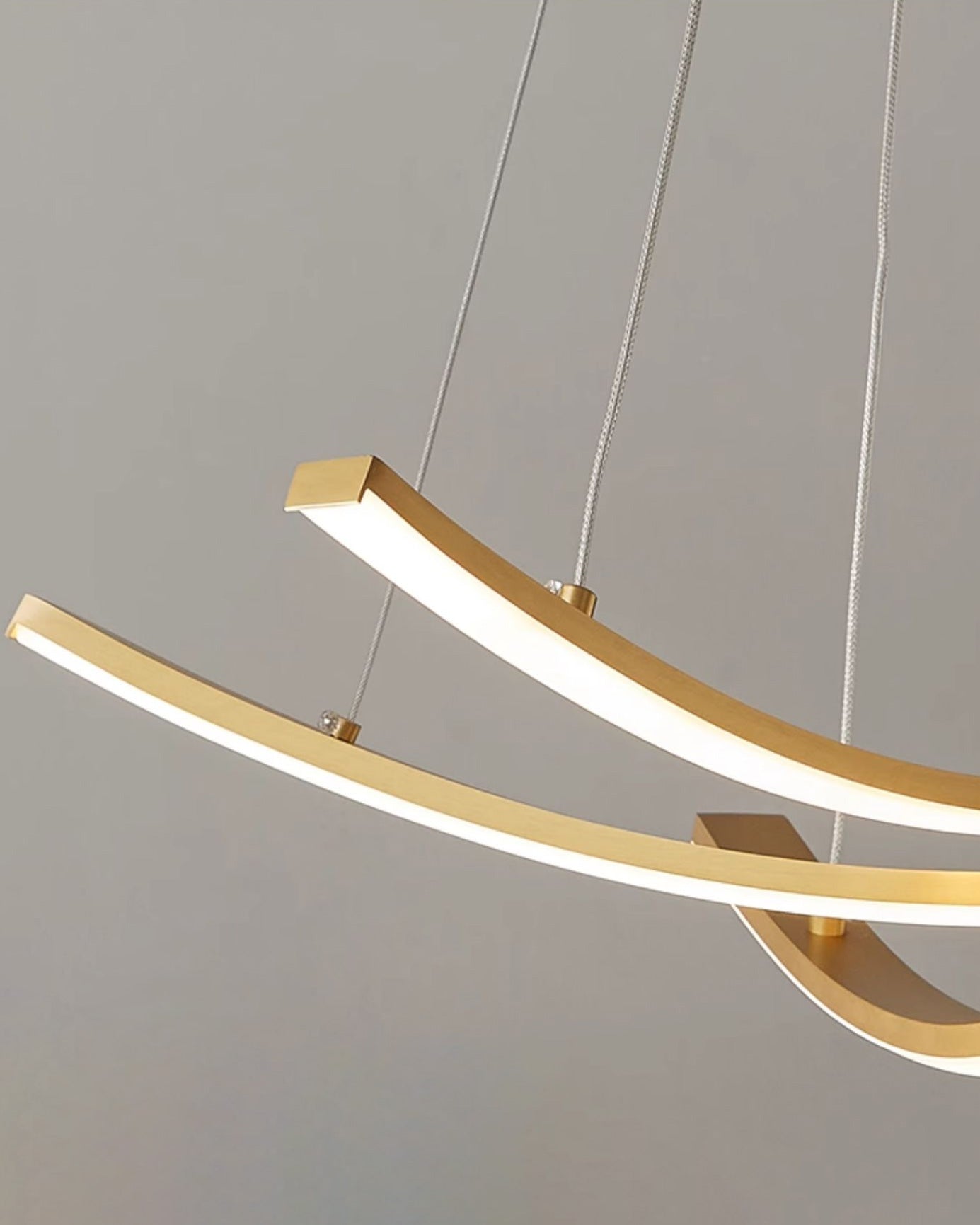 WOW Arc Led Brass Chandelier-wow2569