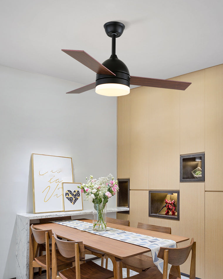 WOW 3 Wood Blade Ceiling Fan Lamp-wow5001
