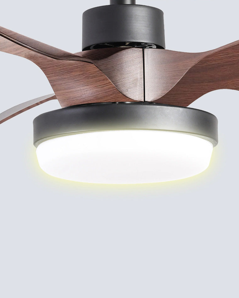 WOW 3 Small Black Blade Ceiling Fan Lamp-wow5050