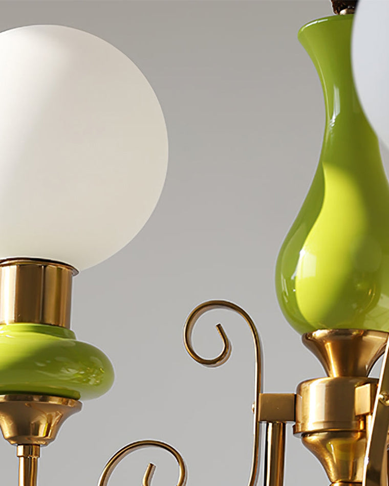 WOW Glass Globe French Chandelier-wow2958