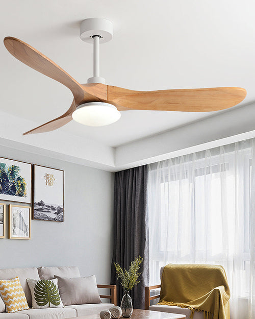 WOW 52in Propeller Wood Ceiling Fan Lamp-wow5008