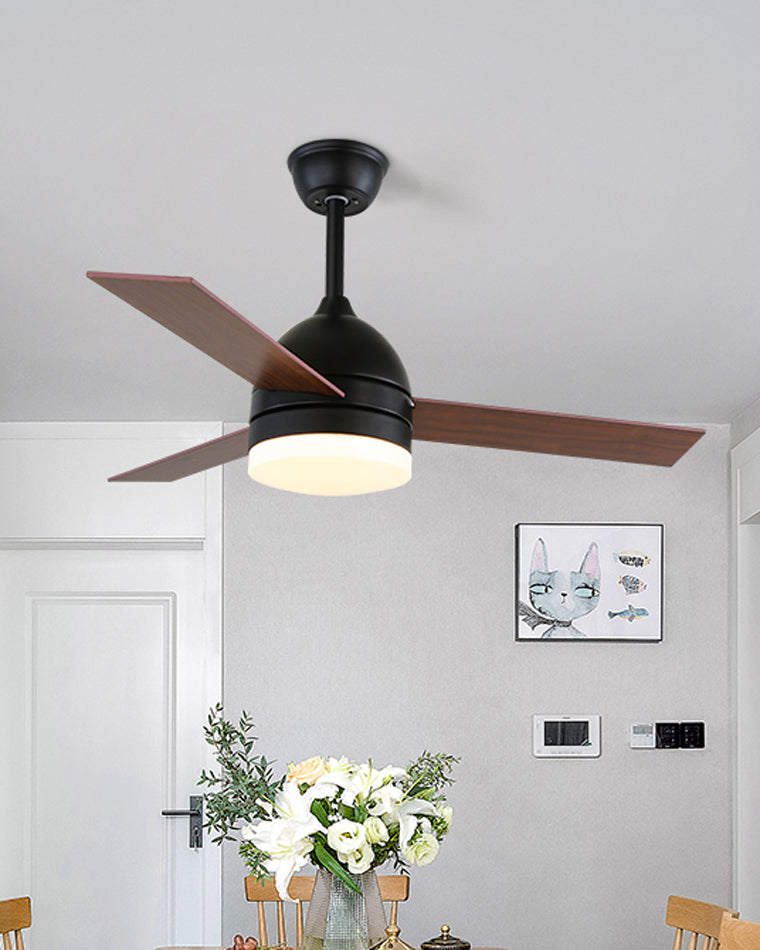 WOW 3 Wood Blade Ceiling Fan Lamp-wow5001