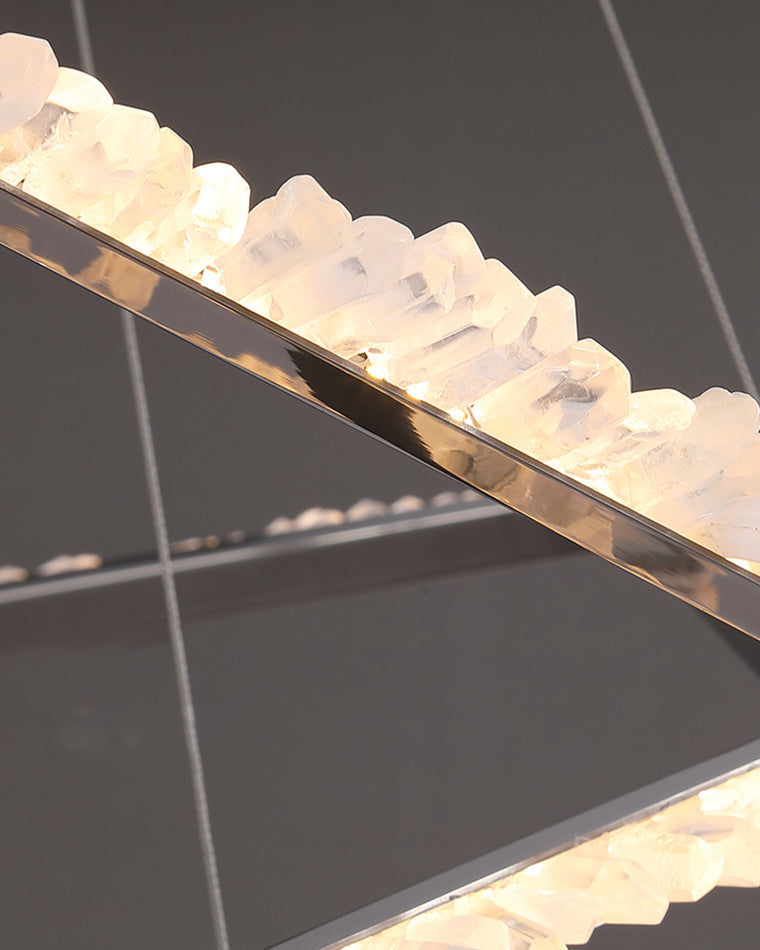 WOW Three Hexagon Crystal Chandelier-wow2711