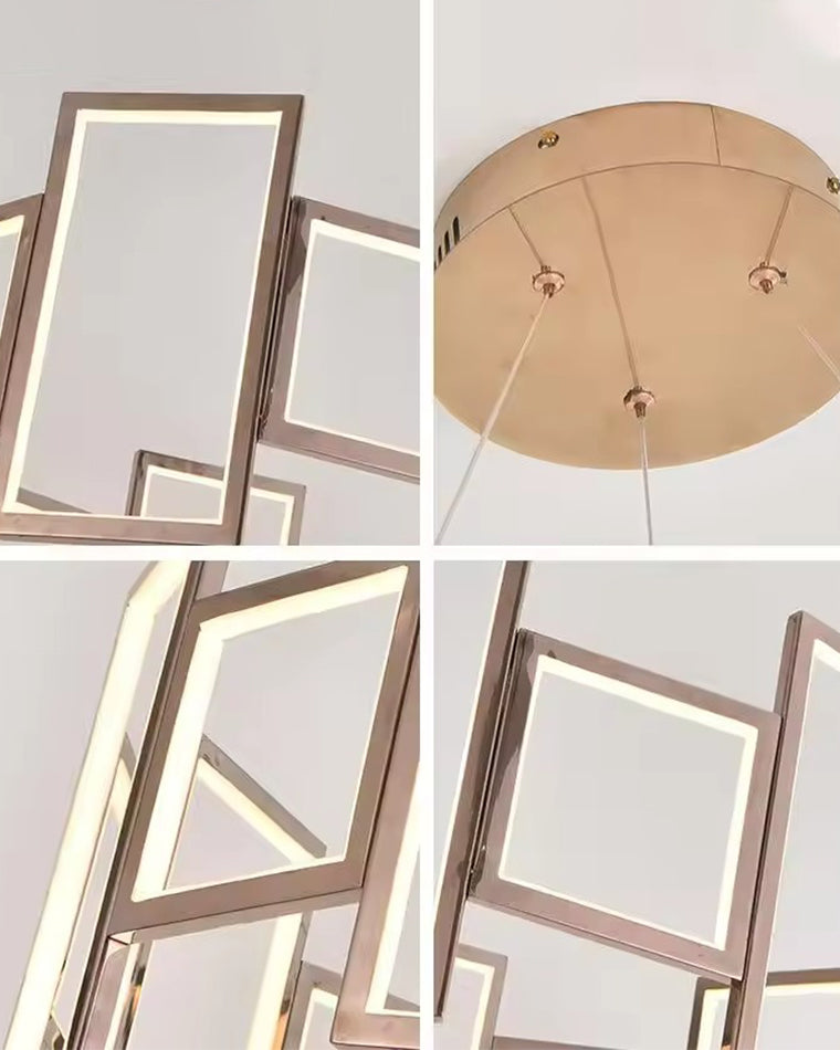WOW Rectangular Led Round Chandelier-wow2778