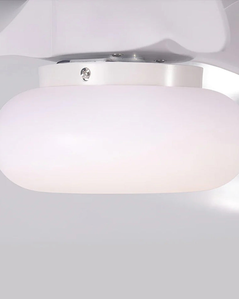 WOW Small White Ceiling Fan Lamp-wow5094